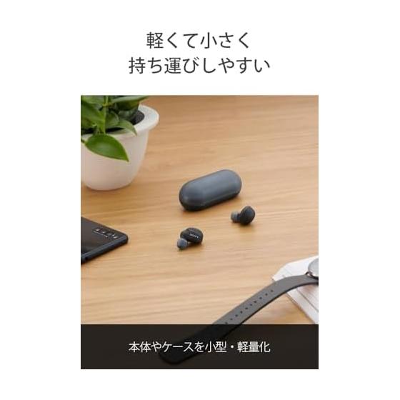 Sony (SONY) Completely Wireless Earphones WF-C500: /Lightweight and Small 5.4g/High Precision Call quality/Easy pairing/IPX4 Drip-proof