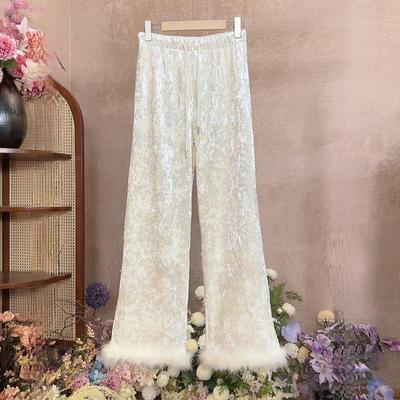 2024 New Autumn/Winter Chinese Style Casual Loose Slim Warm Pants