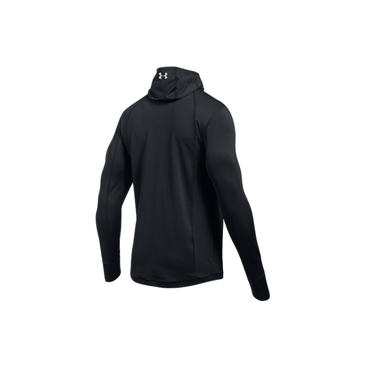 Under Armour Running Long Sleeve Hooded Sweatshirt Men Tops Black 1298837-001