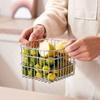 Waterproof Cosmetic Storage Box Space Saving Metal Wire Basket  Countertop