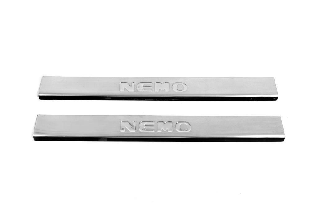 Dveřní prahy Carmos V2 (2 ks, nerez) pro Citroen Nemo