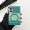 Carbon Fiber Pattern Fashion Hard PC Magnetic Case for Samsung Galaxy Z Fold 8 Ultra 8 7 6 5 for Magsafe Wireless Charging Cover