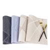 4PCS European Style Waterproof Table Placemat PVC Washable Coasters for Table Rectangle 30x45CM Anti-slip pad Dining Table Decor