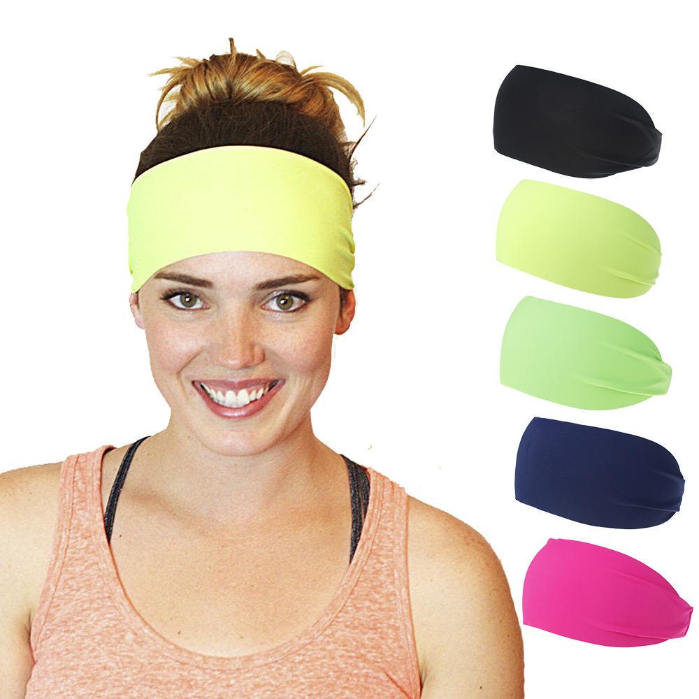 Buy Running Mens Women Sweat Sweatband Headband Yoga Gym Stretch Sports