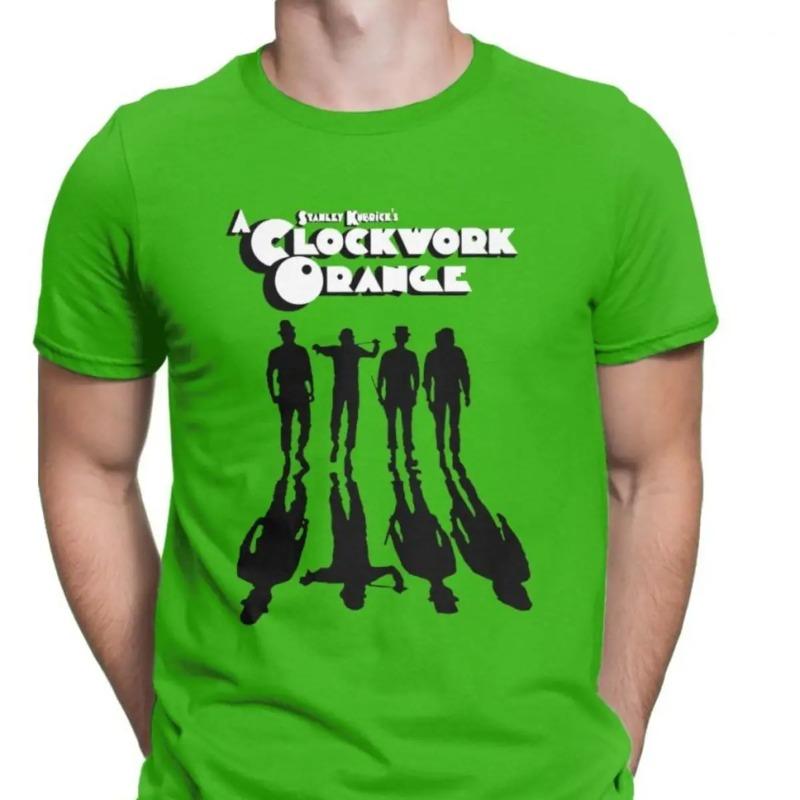 Clockwork Orange Shadows Tshirts Men Walk Mechanics  Kubrick Darkness Fun Cotton Tee Tops Shirt