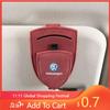 For VW New Car Sun Visor Glasses Box Sunglasses Clip Card Ticket Holder For Volkswagen T-ROC Magotan R Passat Jetta R-Line GTI
