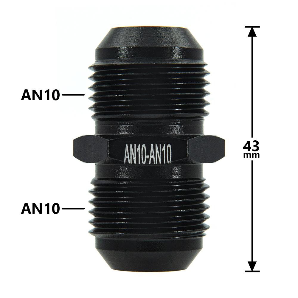 AN6 AN8 AN10 M14 M16 M18 1/2 1/4 3/8 NPT Düz Erkek Flare Birleştirme Yakıt Yağı Hava Hortumu Bağlantı Adaptörü