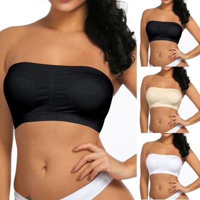 Strapless Tube Top Bra To Prevent Exposure