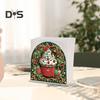Christmas Cake Cup Paper Towel Holder Tissue Stand for Home Office Decor Portable Kitchen Paper Towel Organizer Supplies