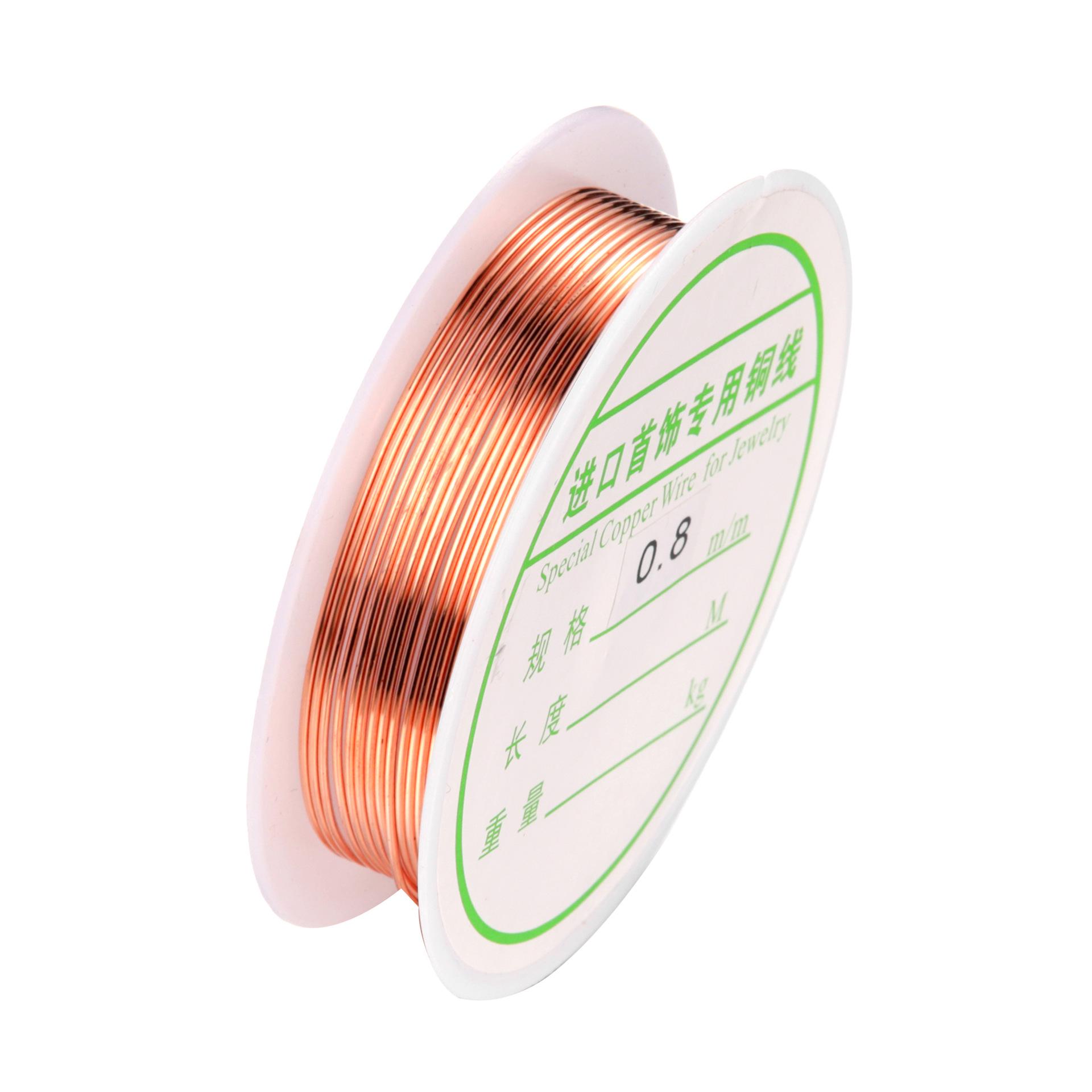 European American Fashion Copper Wire Coil Jewelry - New Style & Popular Design 0.3MM медный