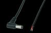 DC Power Cable Plug Angled 2.5/5.5mm 1.5M For Cameras LED Strips