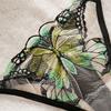 Selection Bow Straps Pure Desire Sexy Underwear Mesh Embroidery Bra Sex Set