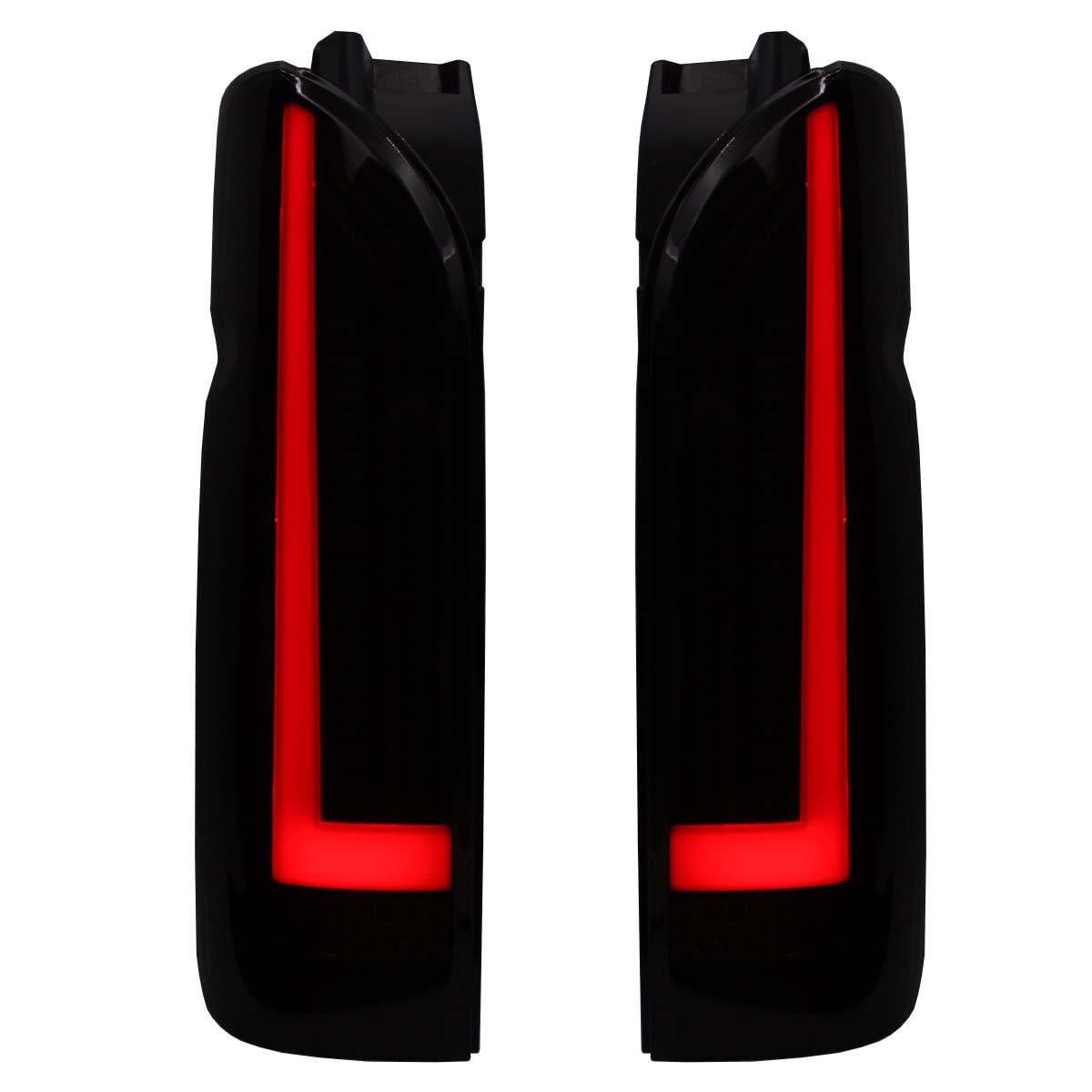 

Светодиодный задний фонарь для Toyota Hiace 200 Series, с последовательным динамическим указателем поворота, подключение через штатный разъем, с отражателем, внешний, стандартный/широкий, DX/SGL, универсал/фургон