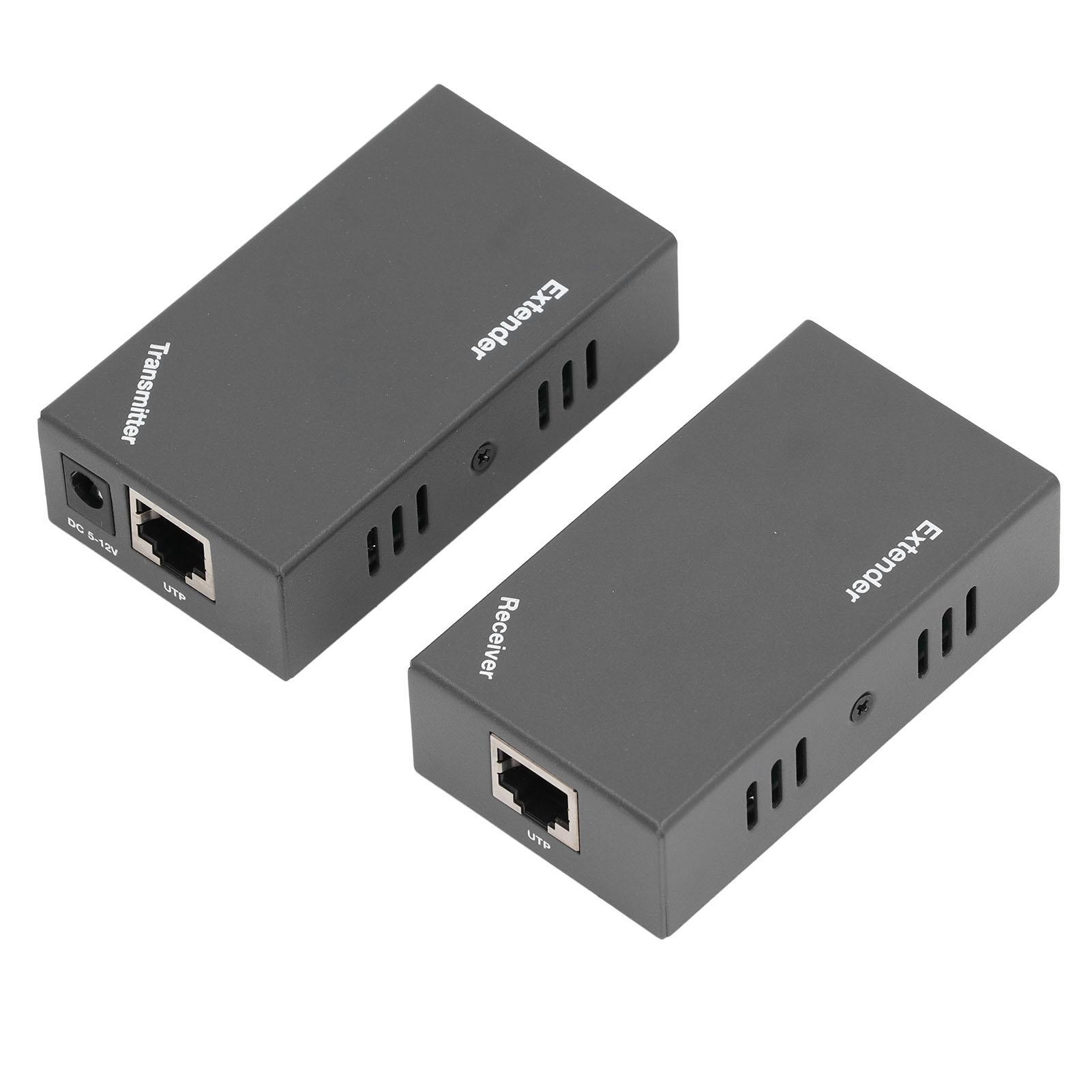 

HD Video Extender 196ft 1920x1080P 60Hz RJ45 Video Transmitter Receiver Kit для Linux для UNIX для EU Plug