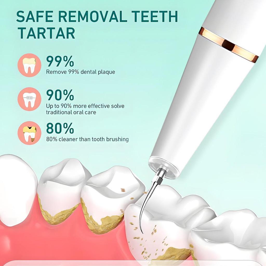 Portable Ultrasonic Water Flosser: Electric Teeth Cleaner & Oral Descaling Device