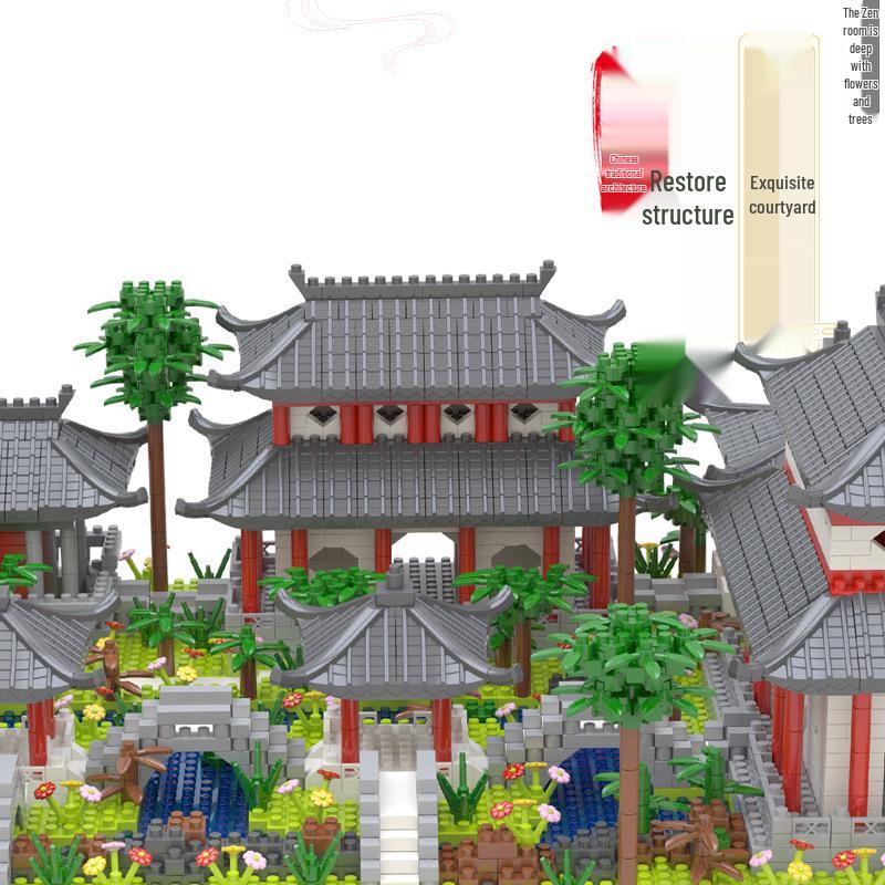 JIHUI Suzhou Garden Building Blocks - Advanced Assembly Toy for Boys and Girls
