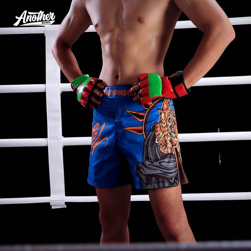 ANOTHERBOXER MMA Shorts Combat Training Muay Thai Boxing Fight Pants With Reinforced Stitching S To 3XL