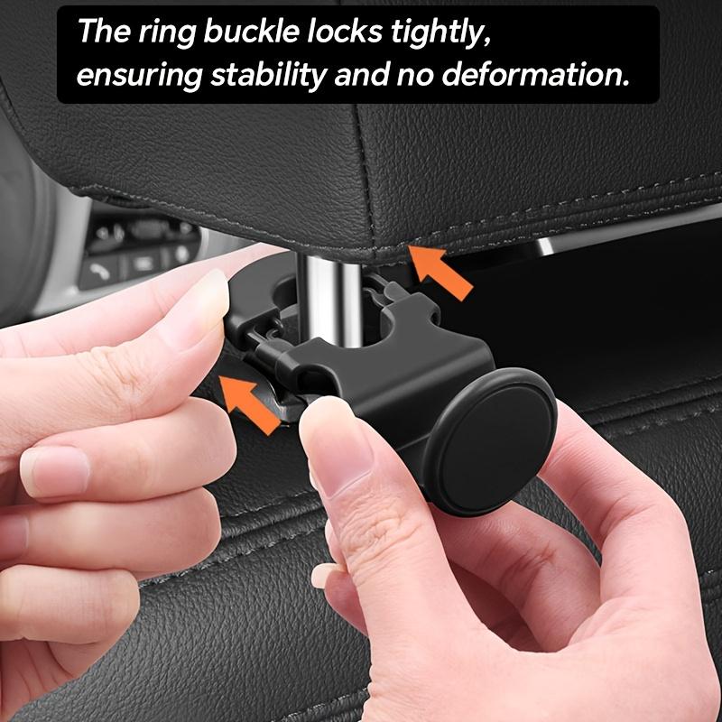 Universal Car Seat Back Hooks Durable ABS Material Suitable for Rear Seat Storage Hooks Bag Holder and Small Item Organizer