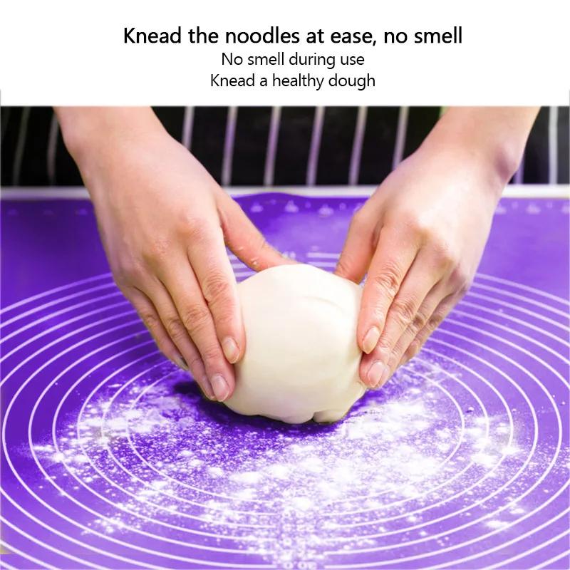 45x60cm Extra Large Baking Mat Non-Stick Silicone Pad Sheet Dough Rolling Pad Macaron Pizza Dough Maker Holder Baking Accessorie