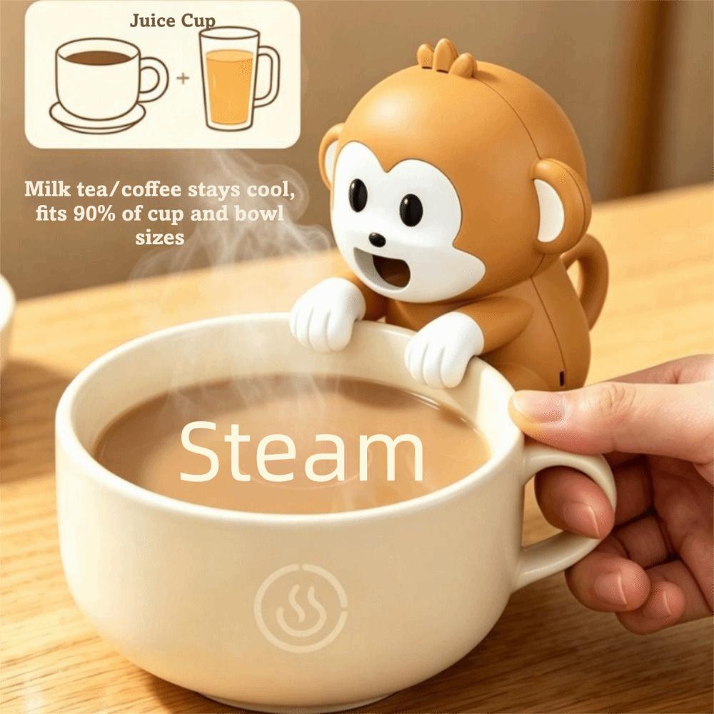 USB Rechargeable Food Cooling Fan Air-Blowing Attachmen Mini Clip on Fan  Office Use
