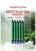 Compatible with DR313 Minolta C368 Drum Unit, C258/C308 Drum Holder, C458 Drum Assembly, and C558/C658 Developer Unit.
