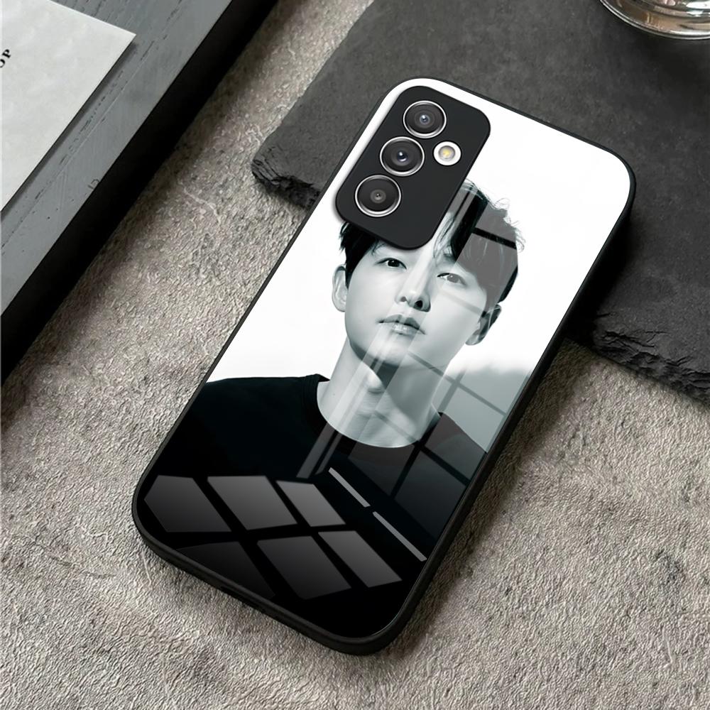 Vincenzo TV Song Joong Ki Phone Case for S24 Ultra Samsung S23 S22 S20 Fe S21 Plus Galaxy A54 A34 A24 A53 M54 Note 20 Glass Cove