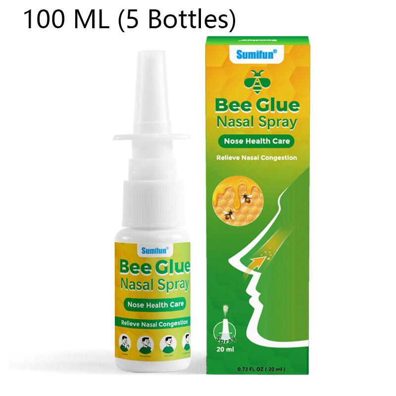 Sumifun 20/40/100 ML Bee Nasal Congestion Pump Mist Spray All-Natural Fresh Scent Chronic Spray Nose Care Health Care Anti-snoring Improve Sleep