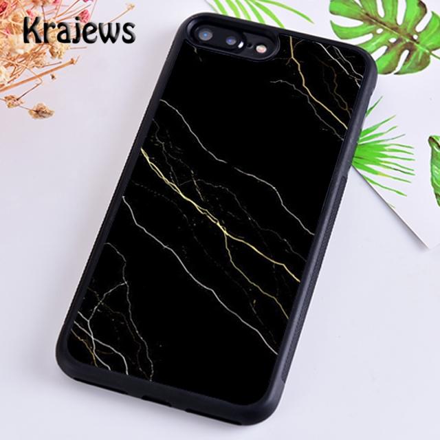 Krajews Black and gold marble Phone Case Cover For iPhone 17 Air 16 15 14 plus 12 13 pro max coque Shell Fundas