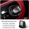 Multi-color Car Ignition Start Engine Stop Button Knob Bracket Decoration Cover For Porsche Cayenne 9YA.1 Panamera 971 2017-2023