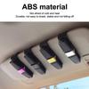 1 Pièce Porte-Lunettes de Voiture Support Pare-Soleil Clip Porte-Lunettes de Soleil Support Strass Portable Lunettes de Soleil Clip Cristal Décoration