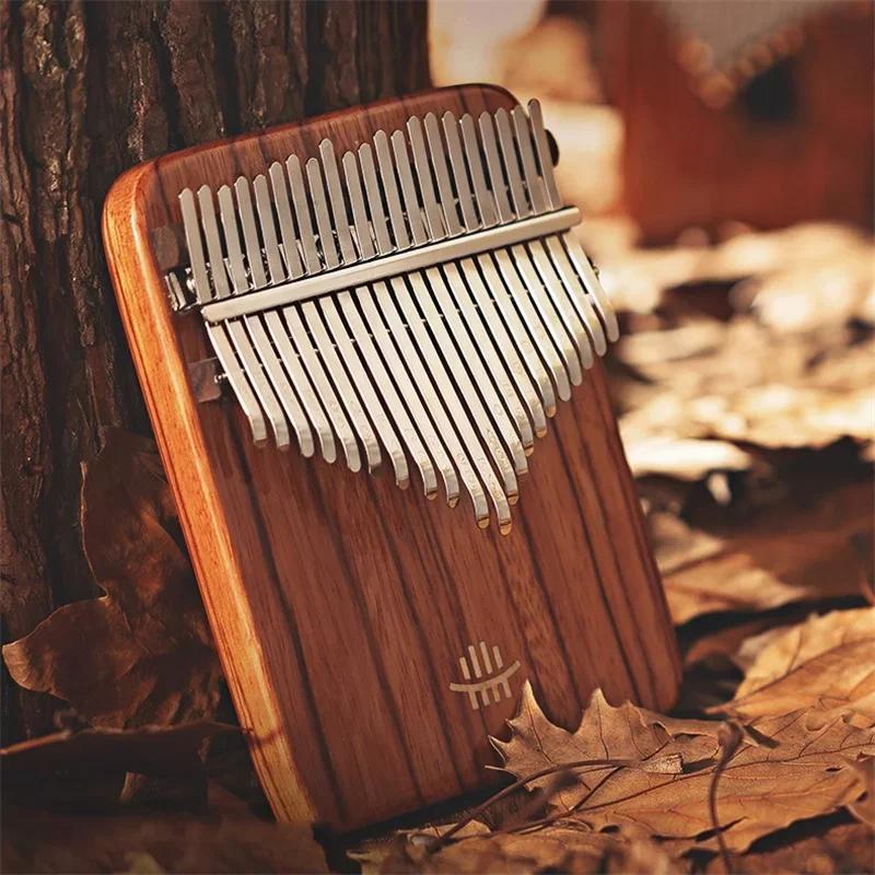 Kalimba Arc Design 21 Key Portable Thumb Piano Professional Kalimbas Beginner Music Keyboard Musical Instrument With Accessorie
