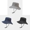 Casual Outdoor Sun Hat With Wide Brim Waterproof Breathable For Hiking And Travel