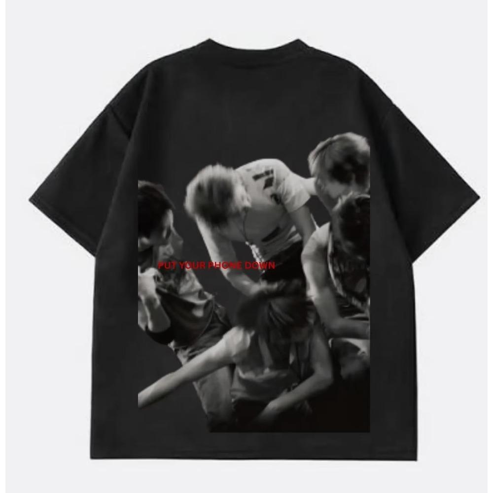 2026 CORTIS Tour Vintage Kpop Koncertní Merch Grafické Tričko Unisex Street Style Pohodlné Krátký Rukáv Trička Pro Kpop Fanoušky Denní Nošení