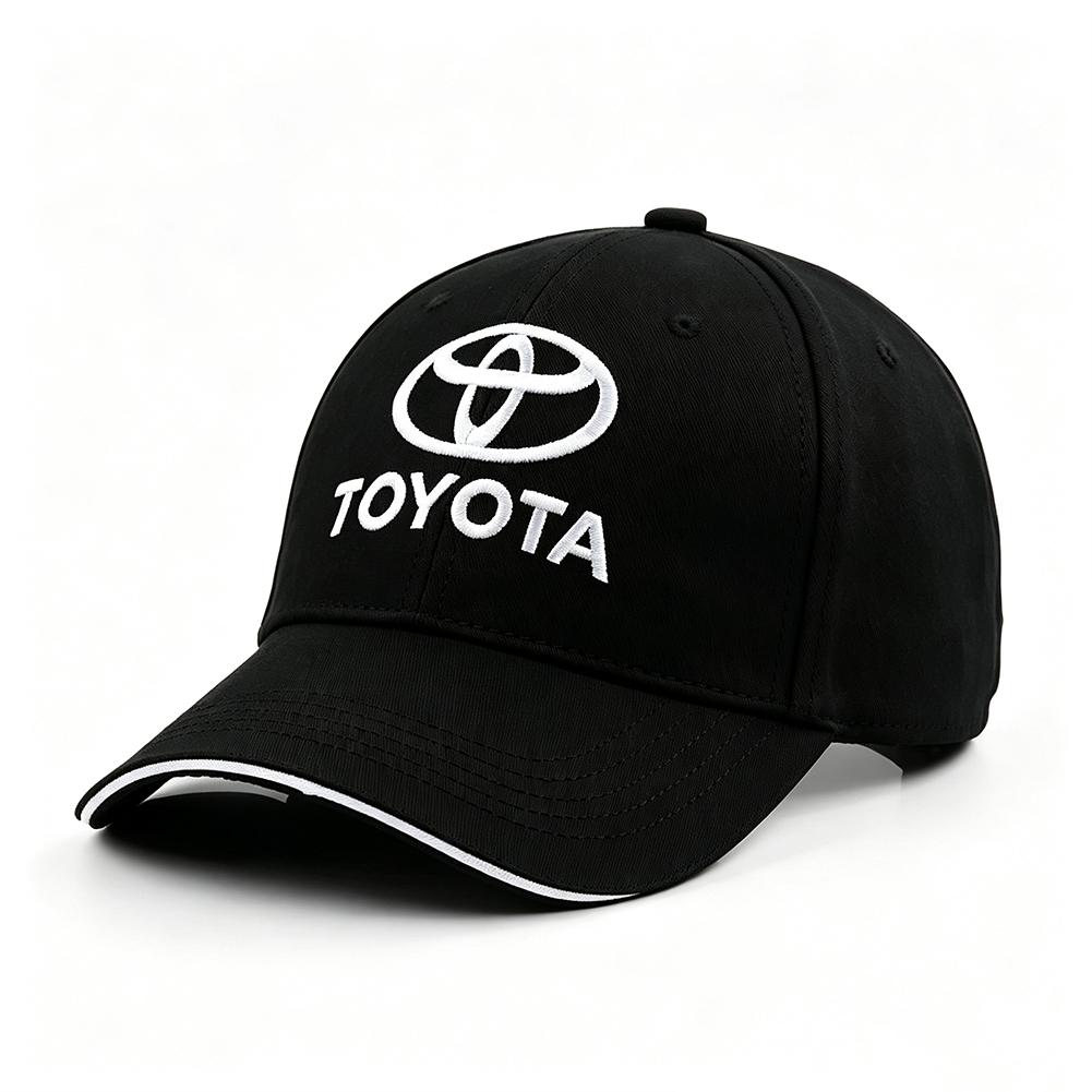 1Pcs Summer Outdoor Sun Protection Golf Adjustable Baseball Cap Car Accessories For Toyota Hilux Corolla RAV4 Camry Highlander
