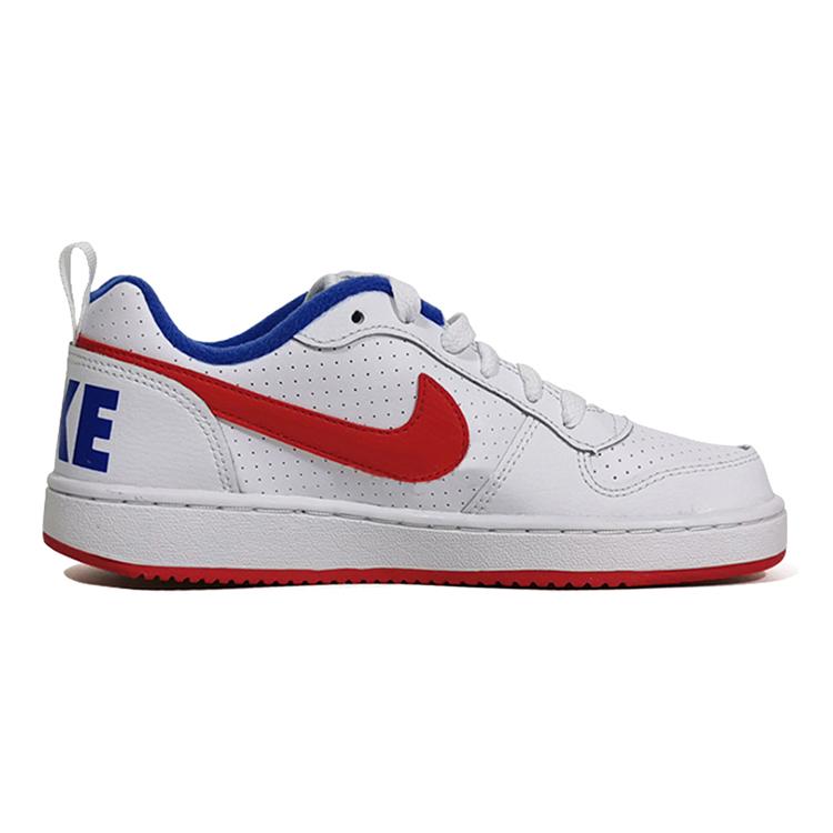 New Nike Court Borough Low White Blue Red GS DM2420-164