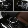For BMW 1 2 3 4 5 6 7 Series X1 X5 X6 F20 F30 F10 F07 E60 E90 E70 IDrive Car Multimedia Big Knob Covers Button Trim Control DLS0
