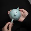 Sushi Ru Kiln Dragon Egg Ceramic Teapot