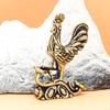 Lucky And Fortune Rooster Ornament Big Cock Bronze Figurines Solid Pure Brass Figurines Study Desktop Decorations Home Decor