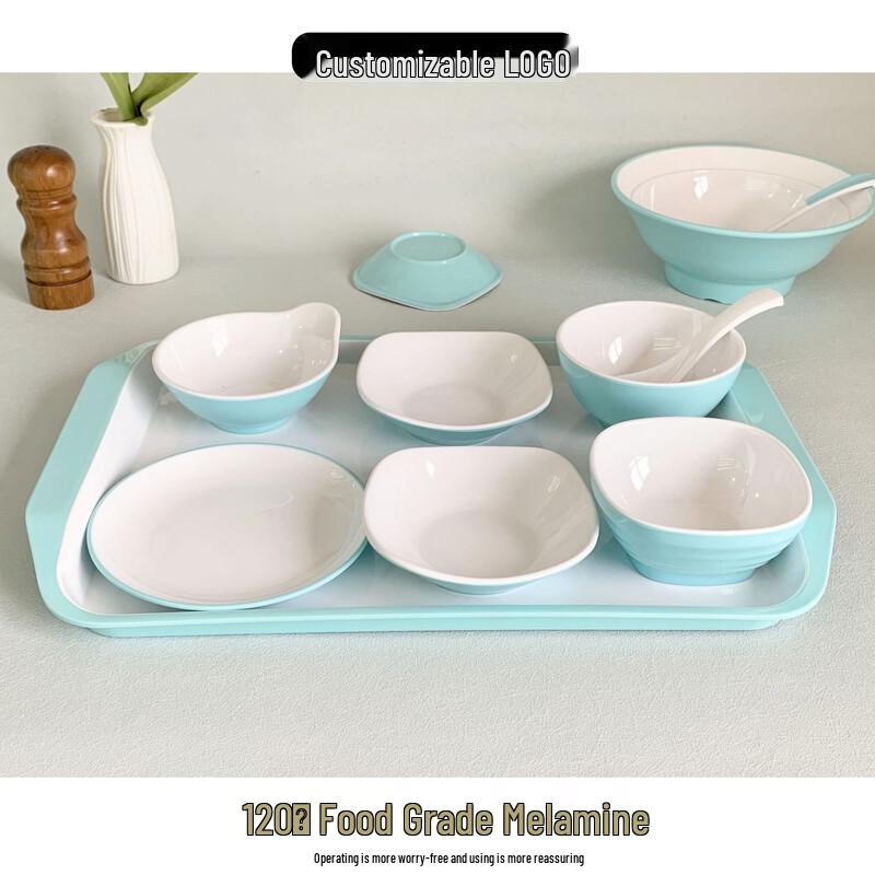 Čtvercová miska na koření z melaminu