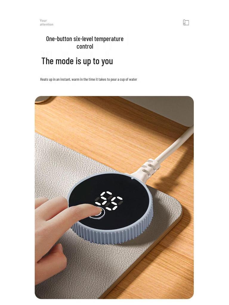 Electric Heating Desk Pad - Warm Mouse Pad for Office & Student Use