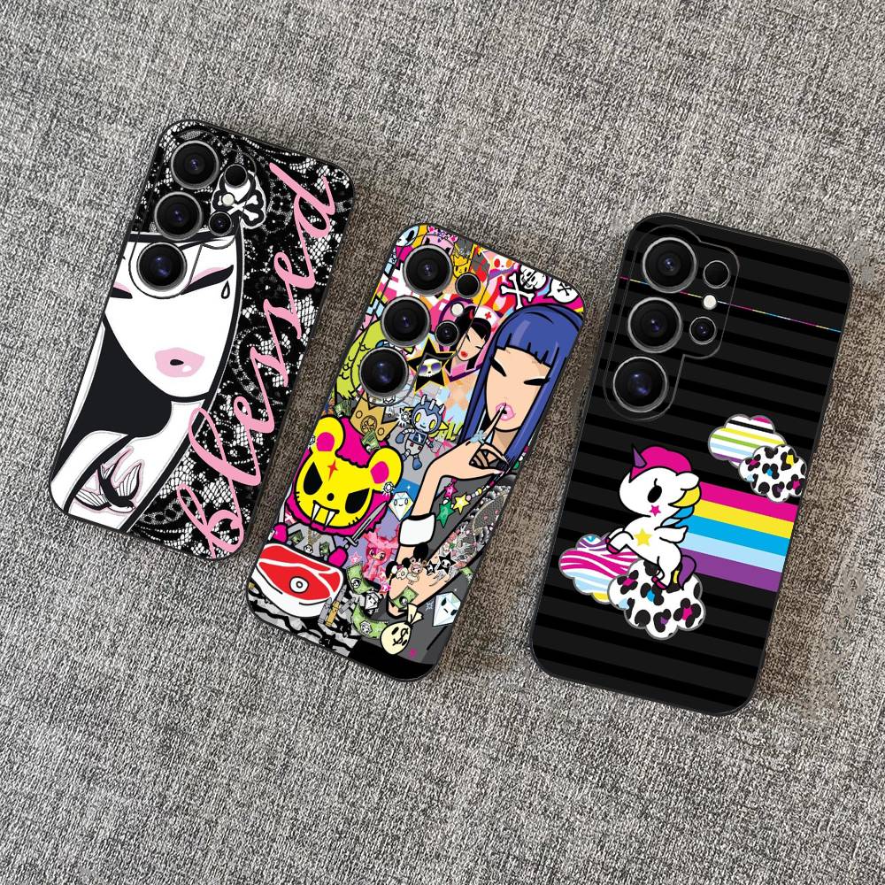 Japan Tokidoki Phone Case For Samsung S 24 Fe 25 Ultra Plus 20 Lite 21 30 22 23 24 22 Ultra 5G Fundas