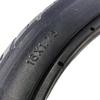 Black Rubber Tire Set: 2 Pieces for 16-inch Electric Bicycle or Delivery Vehicle