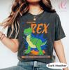 Toy Story Rex The Scariest Dinosaur Tshirt for Women New Casual and Fashionable Couple Street Wear for Unisex and Women