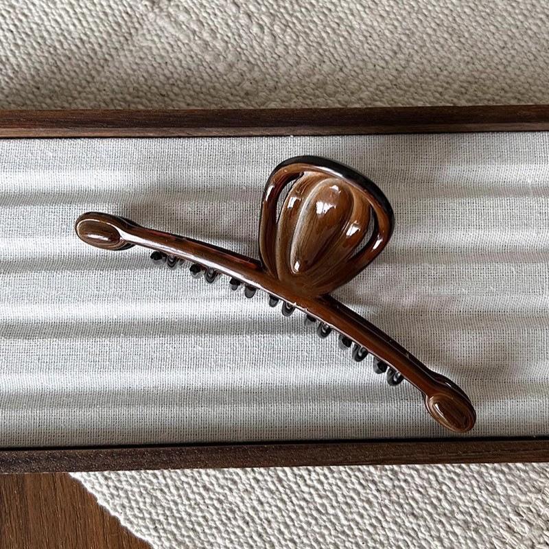 

Новые винтажные женские заколки для волос акриловые большие зажимы-акулы аксессуары для волос в китайском стиле модные головные уборы для девушек женская заколка для волос