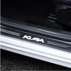 AJV1 Car Trunk Bumper Sticker Door Sill Threshold Protector Pad For Ford KUGA Logo 2023 Carbon Fiber Door Pedal Anti-Scratch Cover