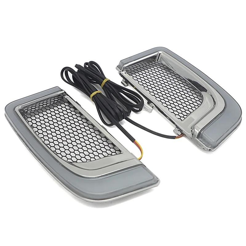 NEW-LED Fairing Grille Turn Signal Lights For  Touring Street Electra Glide Tri Glide FLHTK FLHTCU FLHTKSE Motorcycles