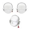 Adjustable Ring Open Rings Fashion Finger y2k Rings evil Face Earrings&Rings Jewelry Gift for Women Girlfriend