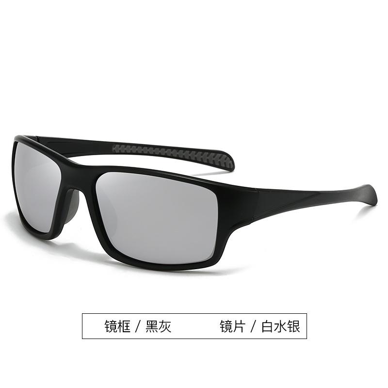 New fashion colorful cycling glasses men's outdoor UV protection sunglasses European and American sports polarized sunglasses