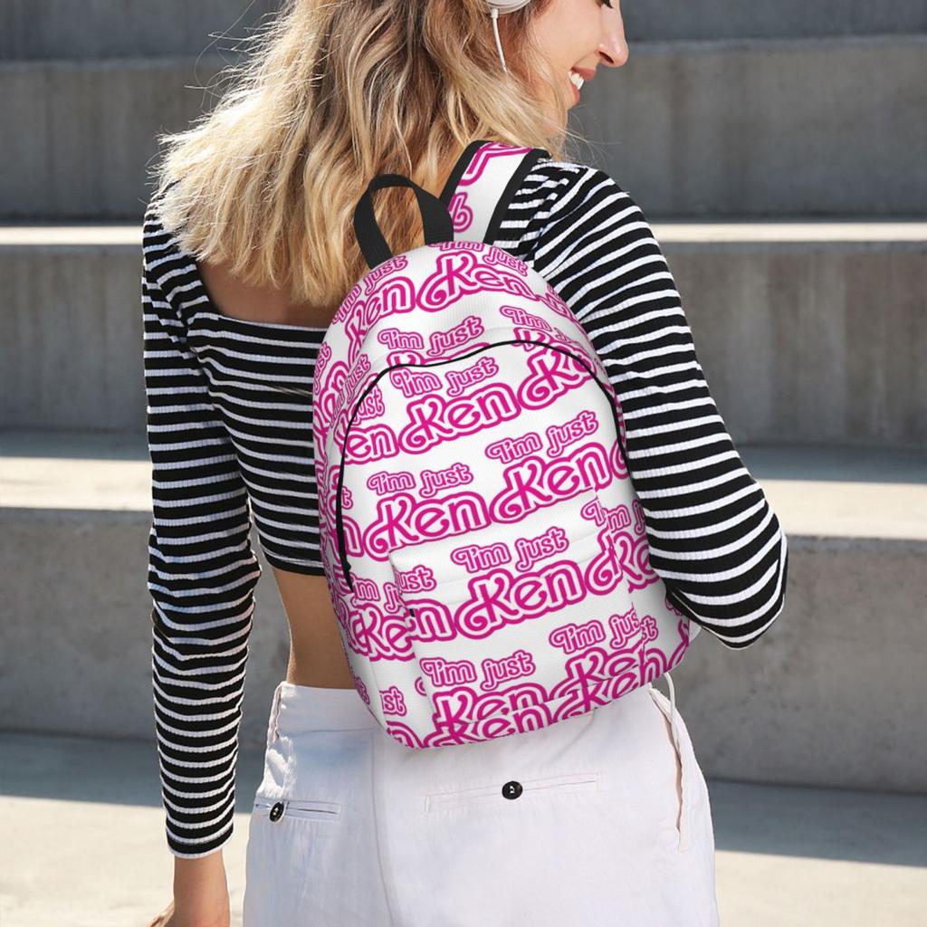 I_m Just Ken Backpack Hot Sale Daypack Large Capacity Boys Girls BookBag School Bag Shoulder Bags for Men Women