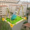 Bite Resistant Bird Swing Toy Removable Bird Cage Stand  For Parrot Hamster Lovebird